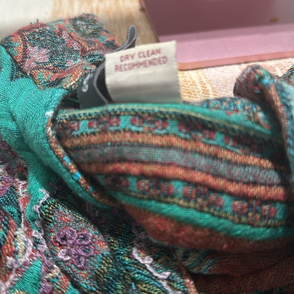 Anu embroidered Boho Sweater  100% Rayon - Picture 8 of 12